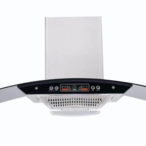 抽吸油烟机排烟罩风机T弧形彩屏显示按键开关全凸锥形网67900宽