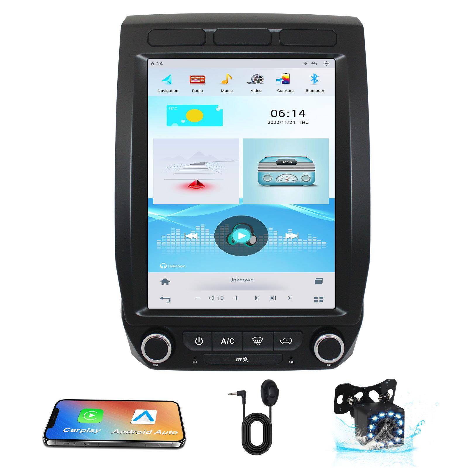 适用福特F150/Raptor2015-/2018-车载智能导航仪安卓智慧屏