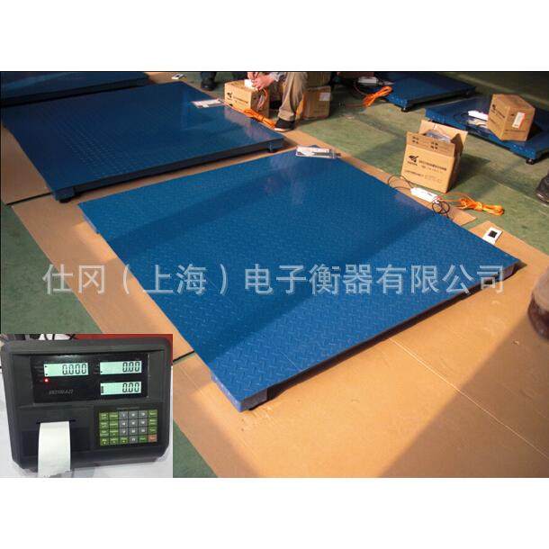 上海耀华电子地磅XK3190-A23P带打印电子地磅1吨2吨3吨电子平台秤