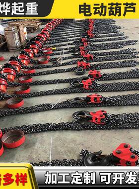 DHP型10吨电动葫芦起重葫芦固定挂钩式提升机链条式电动葫芦