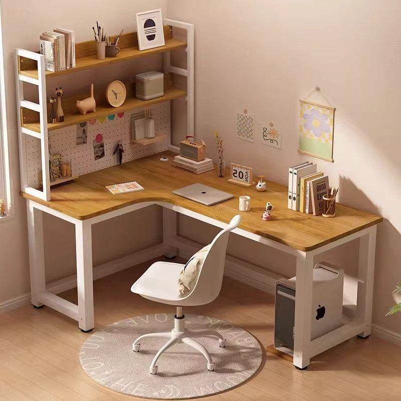 转角书桌书柜一体简约家用学生书桌卧室学习桌书架办公桌电脑桌,金属材料及制品,金属加工件/五金加工件,淘宝优惠券,粉丝福利购,淘宝优惠卷