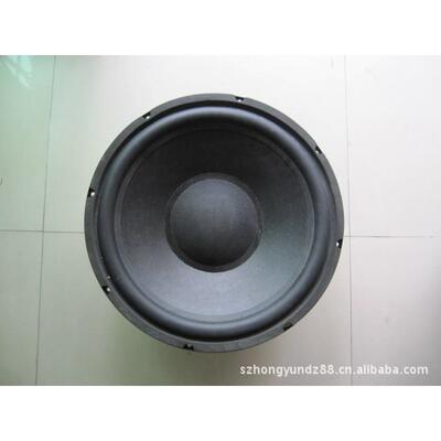 超低音专用舞台喇叭12英寸39cm圆形正边橡胶边松压盆8Ω500W