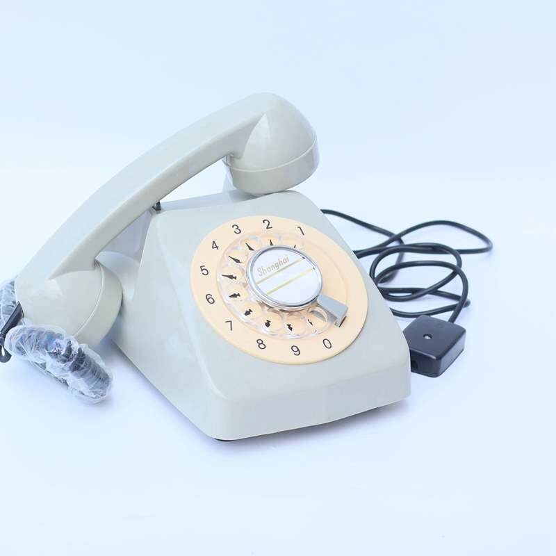 老式经典拨号盘电话机怀旧桌式家用座机收藏摄影拍摄摆设道具展