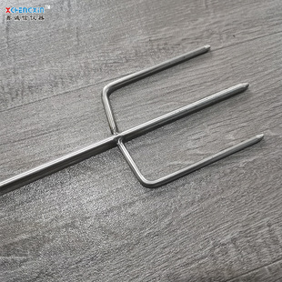 马弗炉送样铲 坩埚架用不锈钢送样叉 送样钳化验用坩埚钳厂家直供