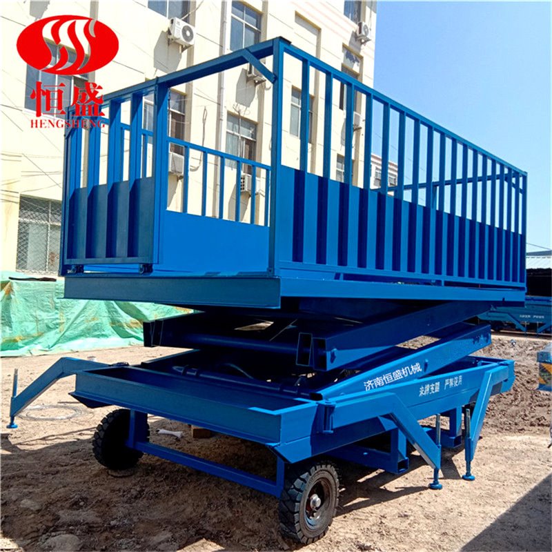 移动卸猪台卖猪装车升降台上下猪装卸车升降机转猪平台
