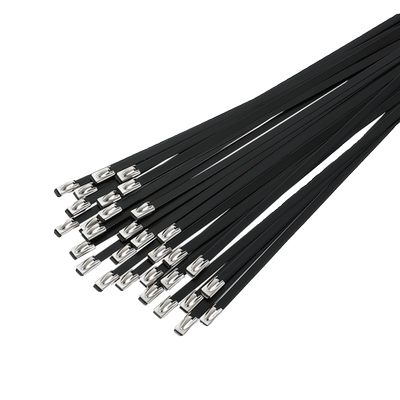 304喷塑不锈钢扎带4.8MM/