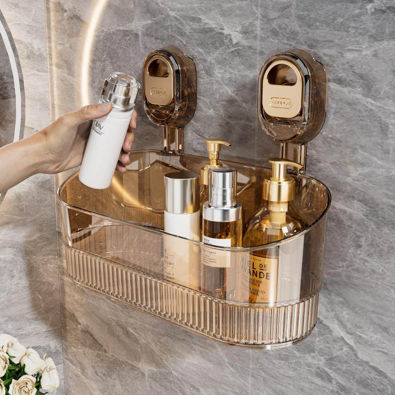 吸盘置物架厨房浴室卫生间免打孔壁挂式墙上收纳神器洗漱台收纳盒,家庭/个人清洁工具,浴室角架/置物架,淘宝优惠券,粉丝福利购,淘宝优惠卷