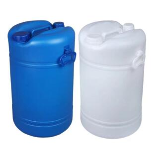 60L双口塑料桶50升双口桶化工桶120斤清洗剂桶化工洗涤剂桶带提