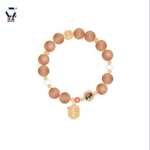 中式香囊手串古风镂空香薰球桂花香丸轻奢手链礼品