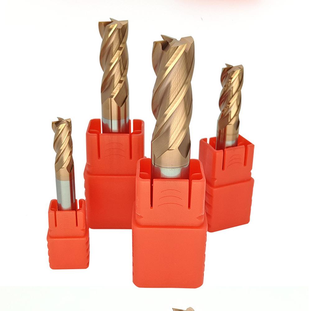 55度钨铣刀钢数控立层铣刀硬质金铣刀CQINNC数控刀具古铜合涂4刃