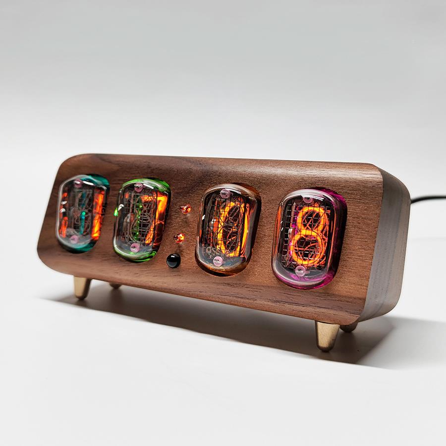 WZ7前苏联IN12辉光F758MSMS管时钟简约蓝牙B控制辉光灯台码钟闹钟