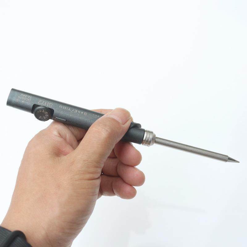 户外迷你电烙铁65W电焊台12V19V24V直流供电便携烙铁恒温可调