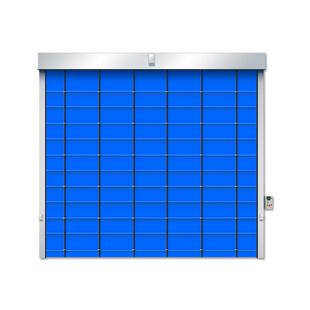 堆积门防尘保温柔性工业堆积门工厂水泥厂背带式升降快速堆积门