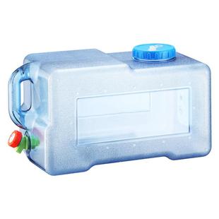 25升户外PC带龙头纯净水桶家用饮水桶食品级车载自驾游露营方桶大