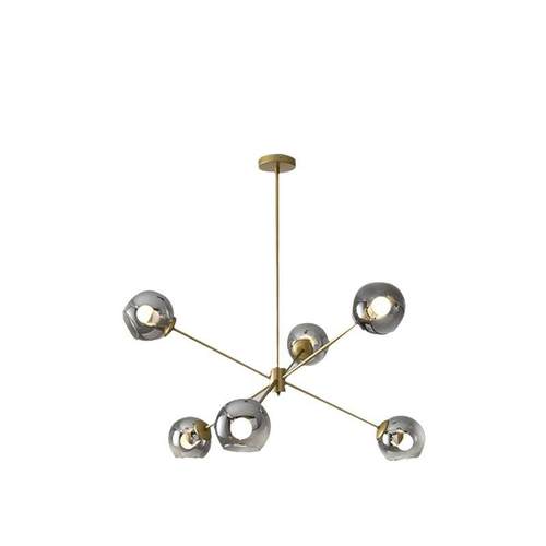 北欧吊灯客厅北欧风格卧室餐厅灯创意分子灯装饰ins网红魔豆灯具