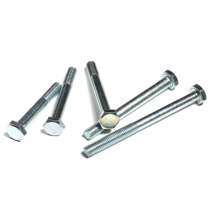 速发8.8级镀锌半牙外六角螺栓加长螺丝杆6M8M10M12M16M14M18M20M7