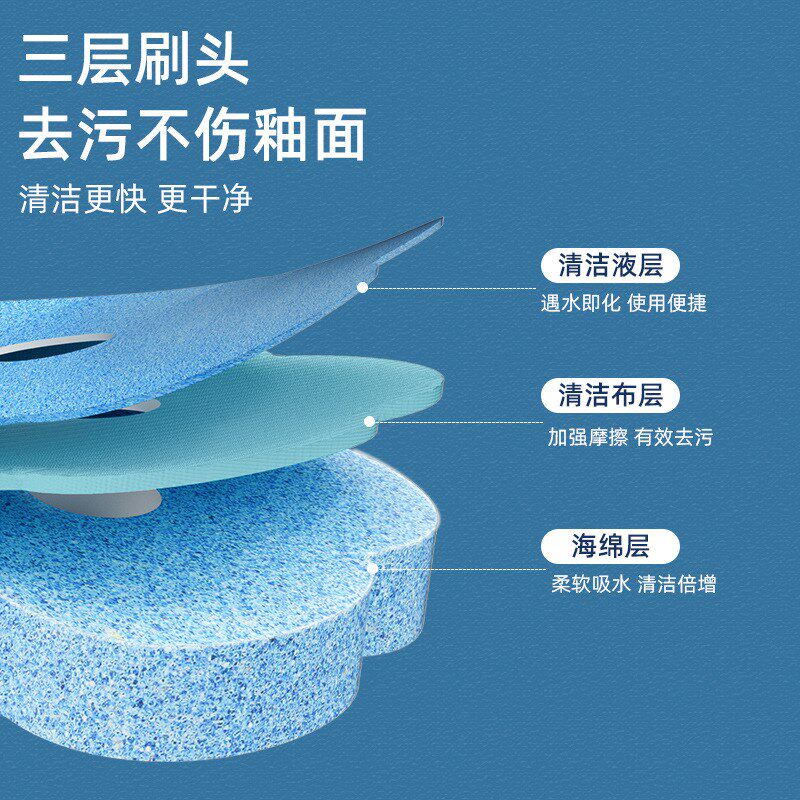 速发多功能家所浴室墙壁清洁神次 厕用卫生间死角软毛一器性马
