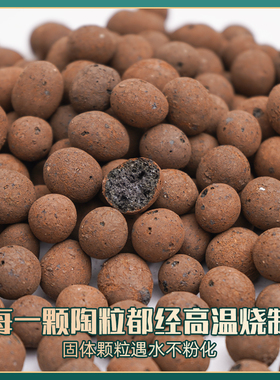 现货速发陶粒花用铺面淘粒养花透气花盆垫底陶粒土空心轻质水培陶