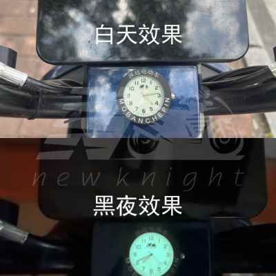 现货速发摩托电动滑板车改装配件迷你防水车载电子表时间时钟双面