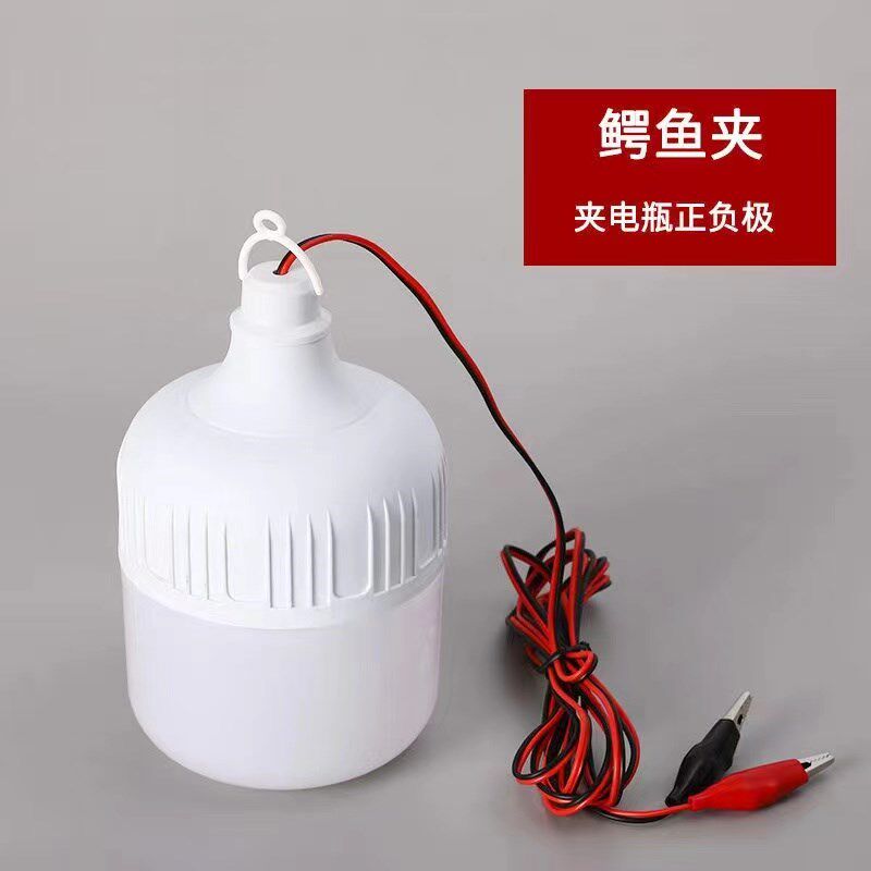 现货速发电动三轮车摆摊灯带线出摊灯电灯泡小吃照明12v48电瓶