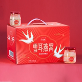 即食鲜炖免煮银耳燕窝 5瓶礼盒装 热销款 燕微微雪耳燕窝150g