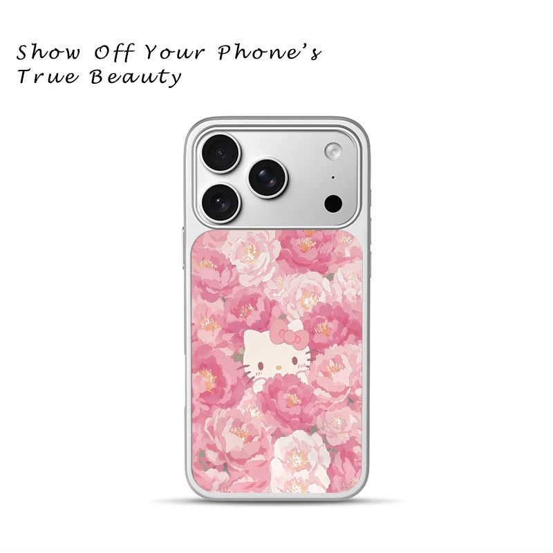花丛 Hello Kitty 手机壳少女适用于苹果17promax新款手机壳iPhone air/16pro/15plus14玻璃13pro手机套冰感