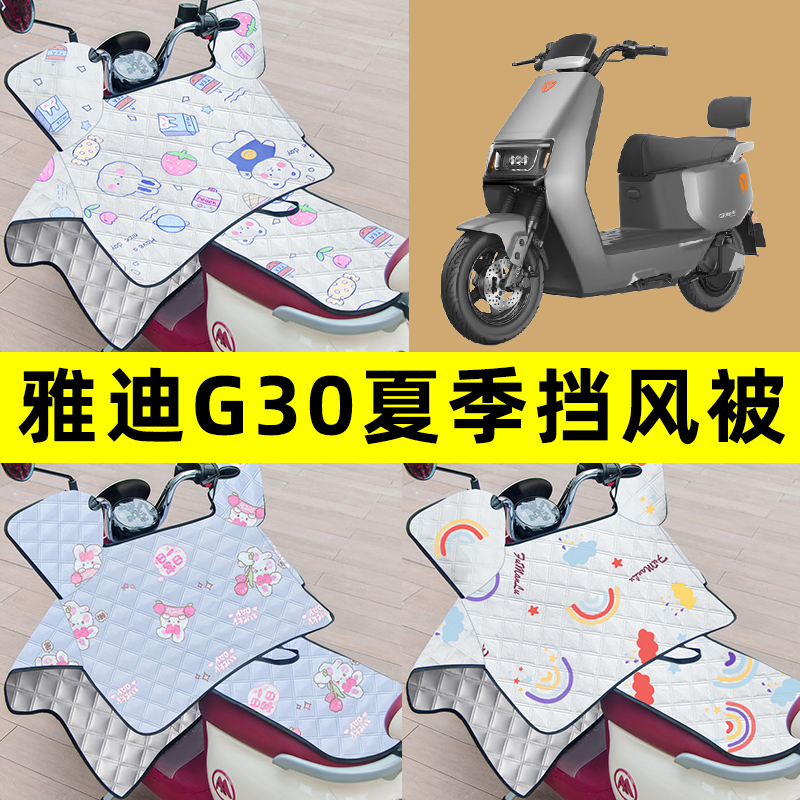 雅迪冠能G30-一D/M电动车夏季款专用挡风被防晒Lite改装配件大全
