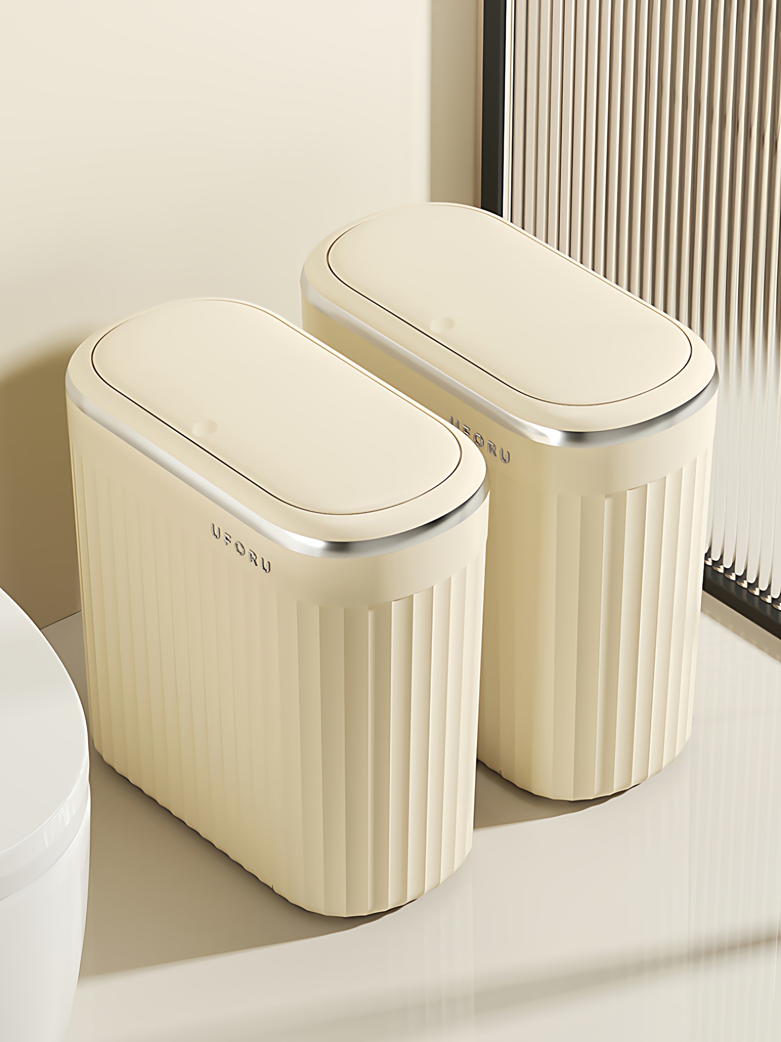 卫生间垃圾桶家用带盖厕所夹缝专用轻奢高档2025新款窄缝夹缝纸篓,家庭/个人清洁工具,垃圾桶,淘宝优惠券,粉丝福利购,淘宝优惠卷