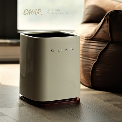 带轮垃圾桶家用客厅轻奢高档