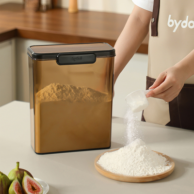 可叠加透明五谷杂粮方形厨房