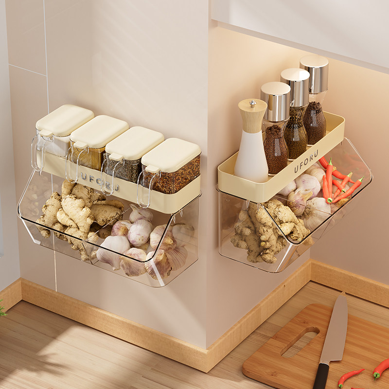 调料盒壁挂家用厨房调味料收纳盒