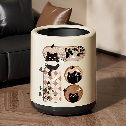 高端中古风垃圾桶新款终身质保