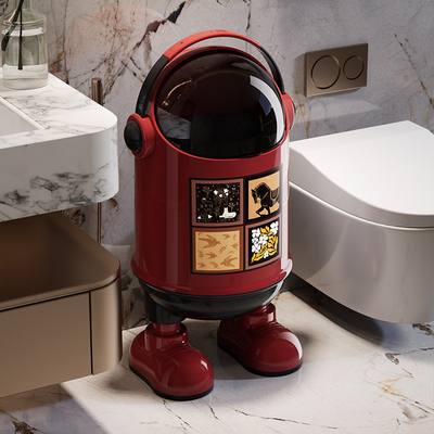 2025新款大容量带轮垃圾桶