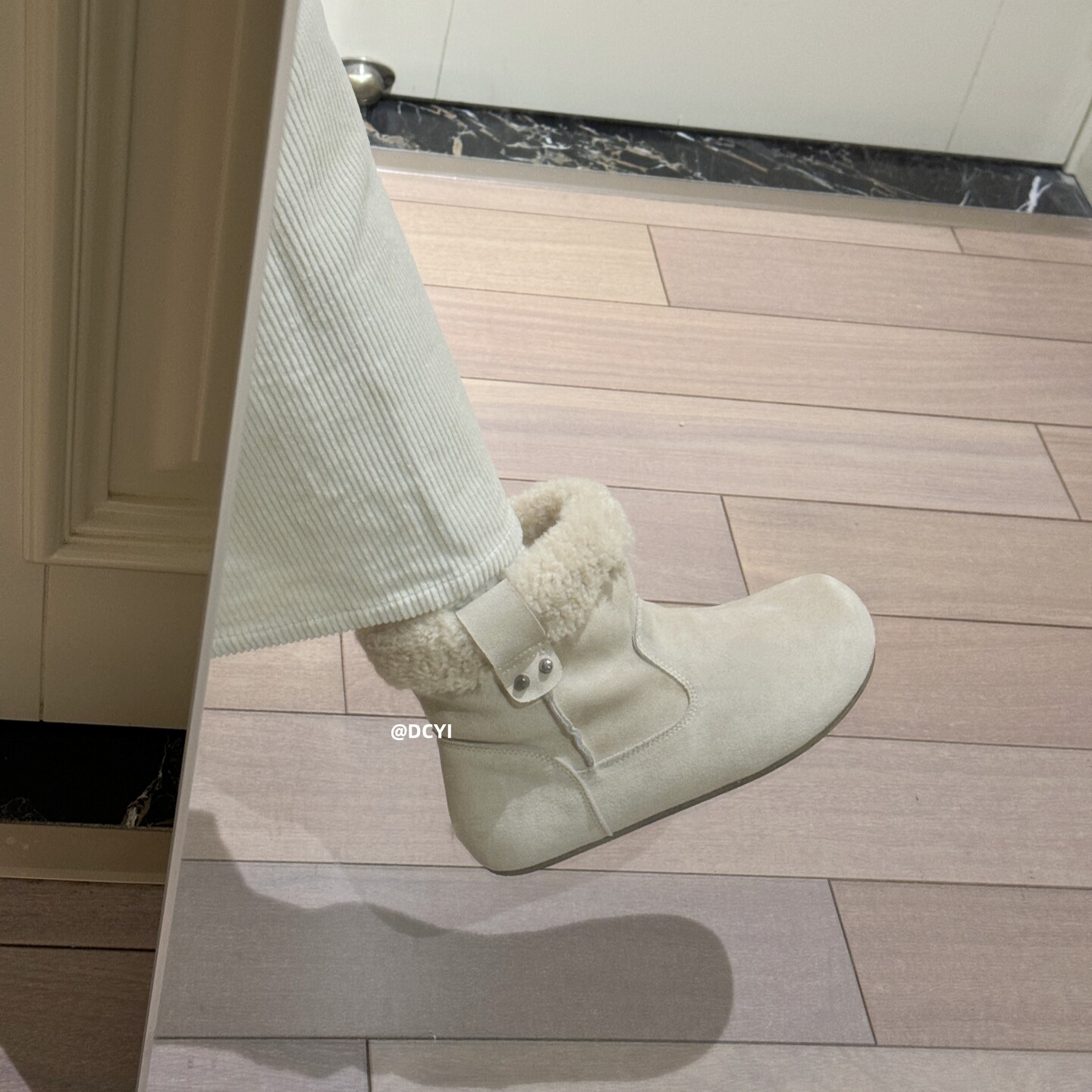 内增高加绒勃肯靴短靴棉鞋雪地靴