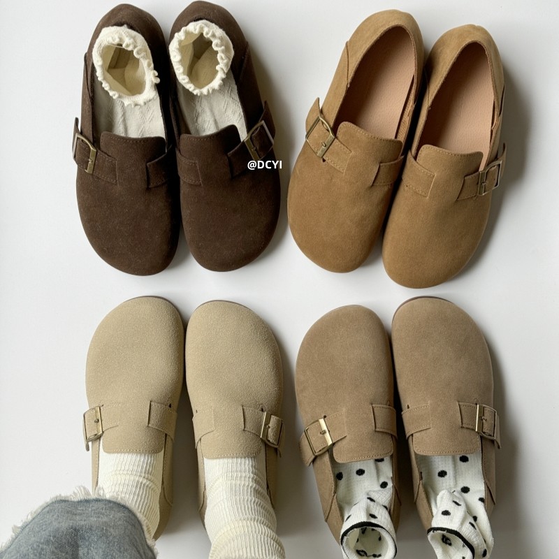 DCYI全包勃肯鞋女2025年新款春秋复古休闲百搭一脚蹬软底平底单鞋,女鞋,勃肯鞋/软木鞋,淘宝优惠券,粉丝福利购,淘宝优惠卷