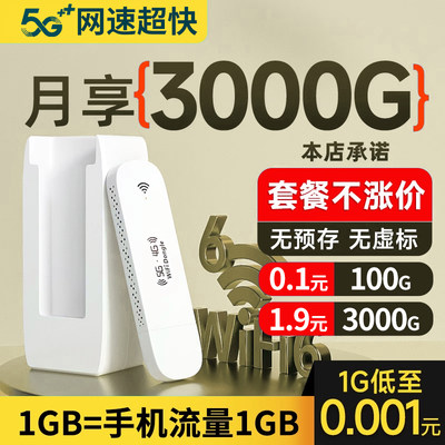 【免费试用】月享3000G随身wifi