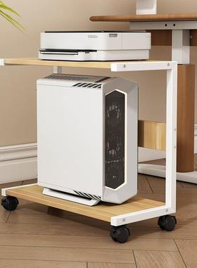 多机层电脑主箱托架置家物架用台式办MTJ公主机架两放打印层机收