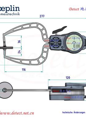 德ROEPLIN电子属式KK330T泡沫软材料金箔片国测量卡规K330T厚度规