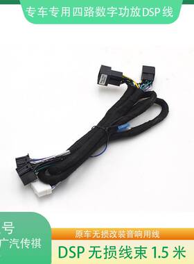 161#广汽埃安/传祺DSP功放线束汽车音响改装连接线影音无损改装线