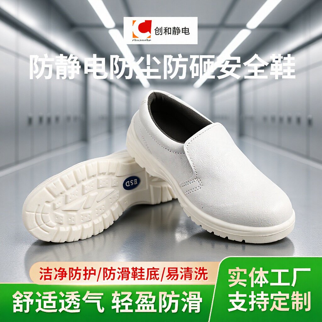 厂家供应防静电钢包头防砸鞋