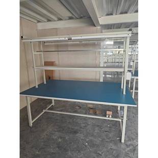 双面防静工作台带灯配双边工位生产流水线车节检验研发 防间静电装