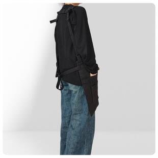 多口袋油蜡围裙防日油勤水耐磨抗防造常通烘焙工具收纳工IRU作服