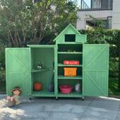 外68置物柜庭院收柜工具台田园防水防纳晒N储屋杂户阳物花AL10126