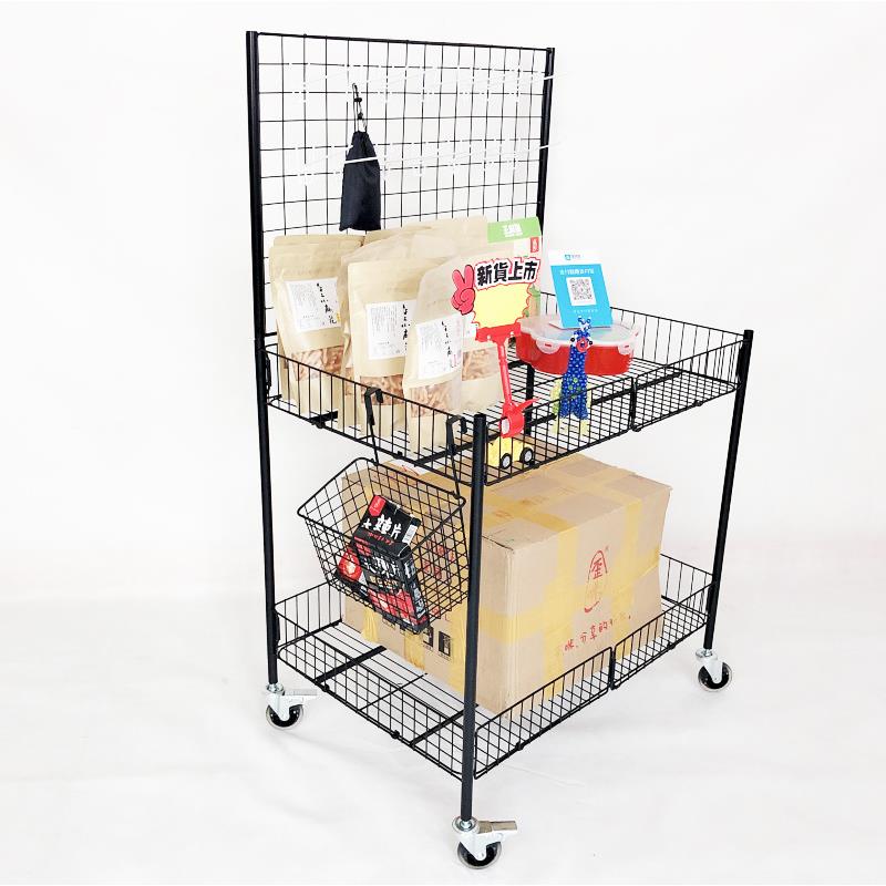 夜市7311地减摊货架饰折叠小推车品示展架促销花车商超架子拍下立