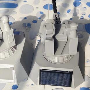 相控阵太能件近阳防炮雷达车载摆1火1垒德株汽车模905型打印30自