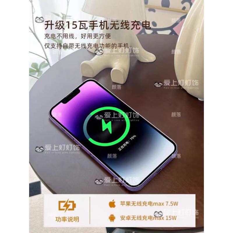 z1y2024新款复古落地灯卧物架一EFC体中古风室法式客厅几沙发置边