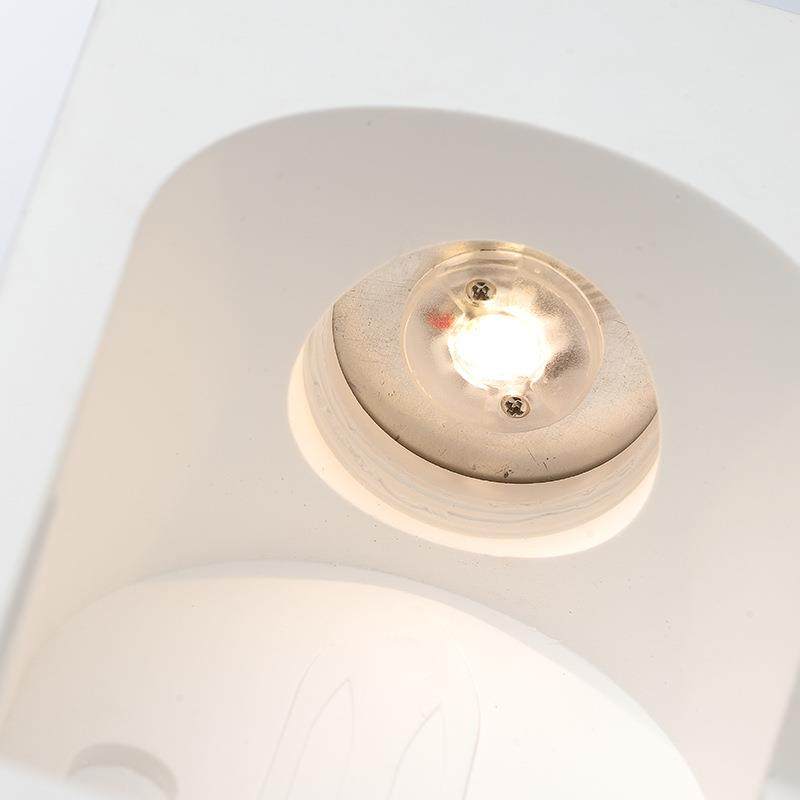 内嵌嵌式石膏壁灯人楼梯走廊过道转角入式夜墙体壁灯90785体感应