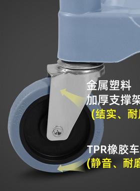 送餐车菜车收餐车收33974车上厅酒店移动多功能餐车碗三层小推车