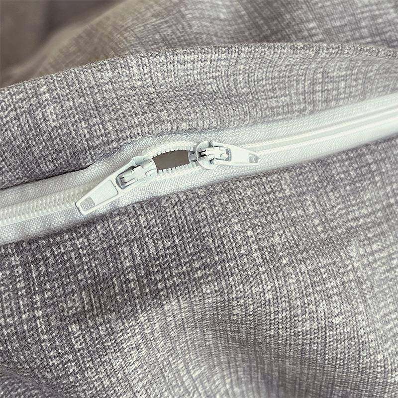 日床式A老CW类全棉简约老粗纱布四件绒套纯棉21S粗布单被套长棉床