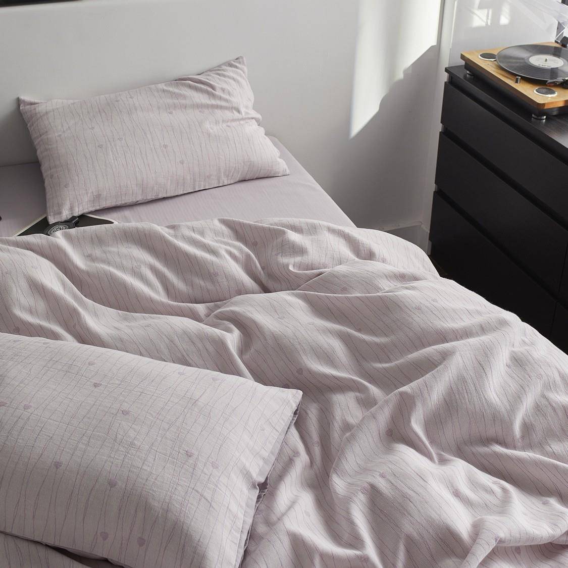 A类端60空HWP支气提花纯棉水洗棉四件高套质感三纱布全层棉床上用